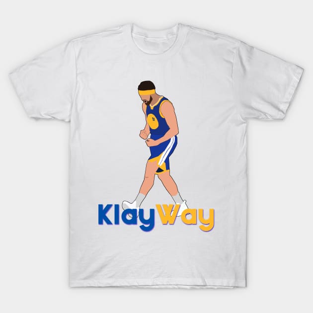 Klay Thompson - KlayWay T-Shirt by xavierjfong